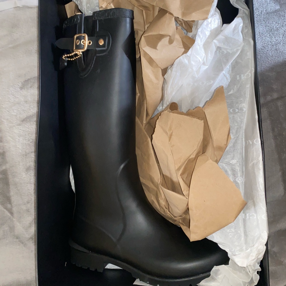 Coach Riley Rain Boots - Picture 2 of 6